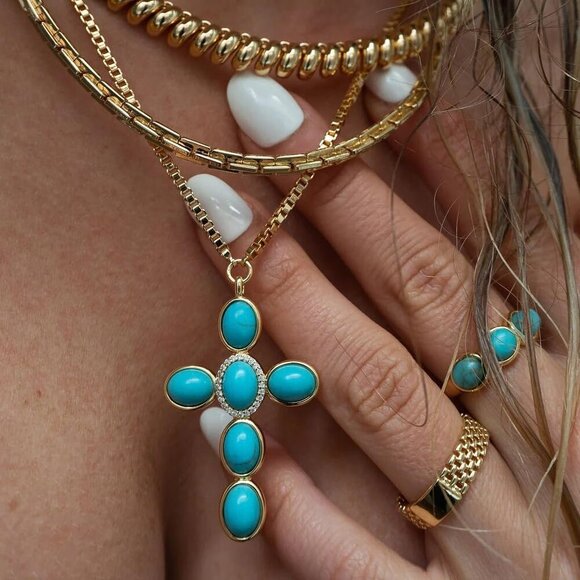 Sunburst Heart | 2-Tone Interlocking | CZ Evil Eye | Single Pearl | Love Heart P - Picture 3 of 6